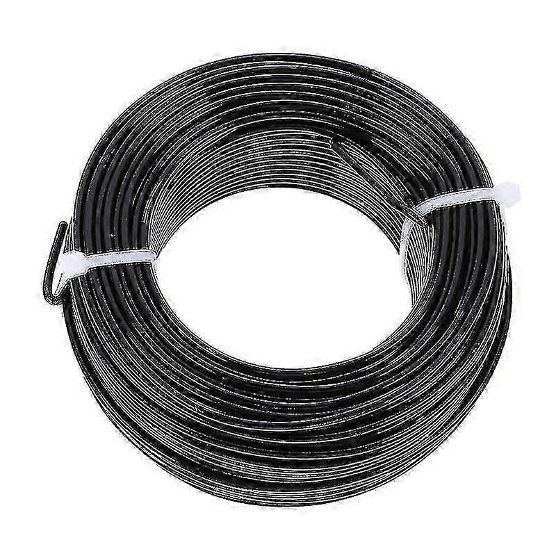 2500X0.3x0.3cm Black Thread & Floss 1 Roll Bendable Aluminum Wire Jewelry Making Beading Craft Wire