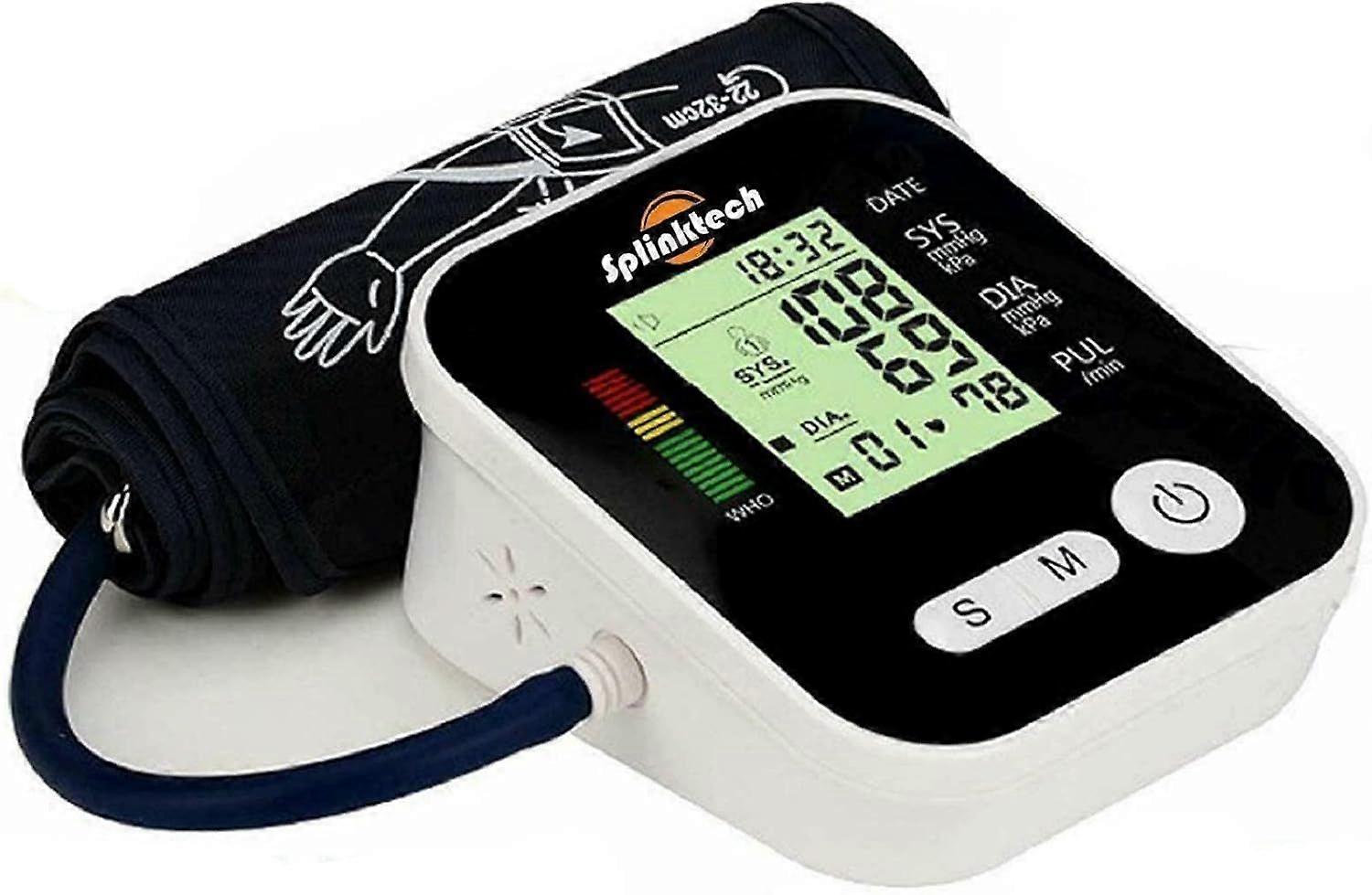 2025 Latest Model Blood Pressure Monitor with Pulse Rate Detection - Large LCD
