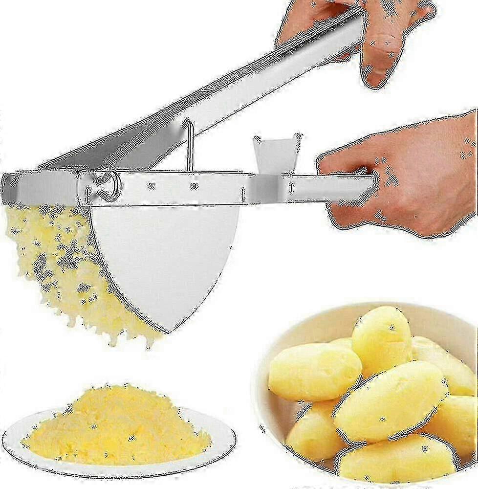 Stainless Steel Potato Press & Masher - Professional Kitchen Tool