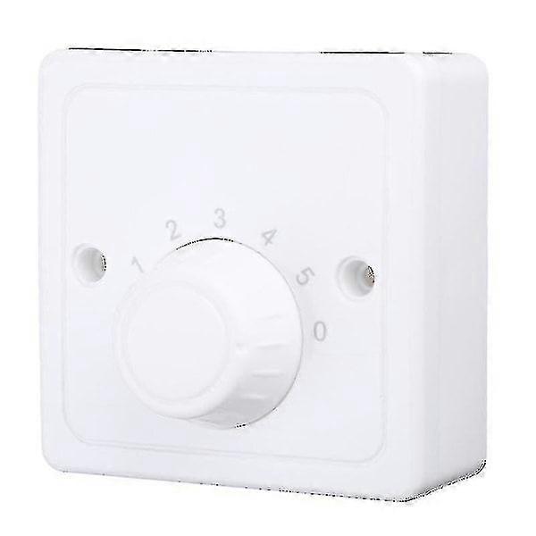 220v Ceiling Fan Speed Control Wall Button Dimmer Switch Five Speeds