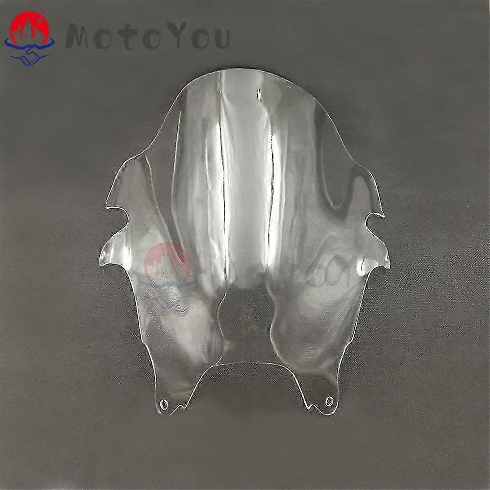 Double Bubble Windscreen Windshield Deflector Airflow Compatible with Certain Brand Motorcycles from 2000 to 2005