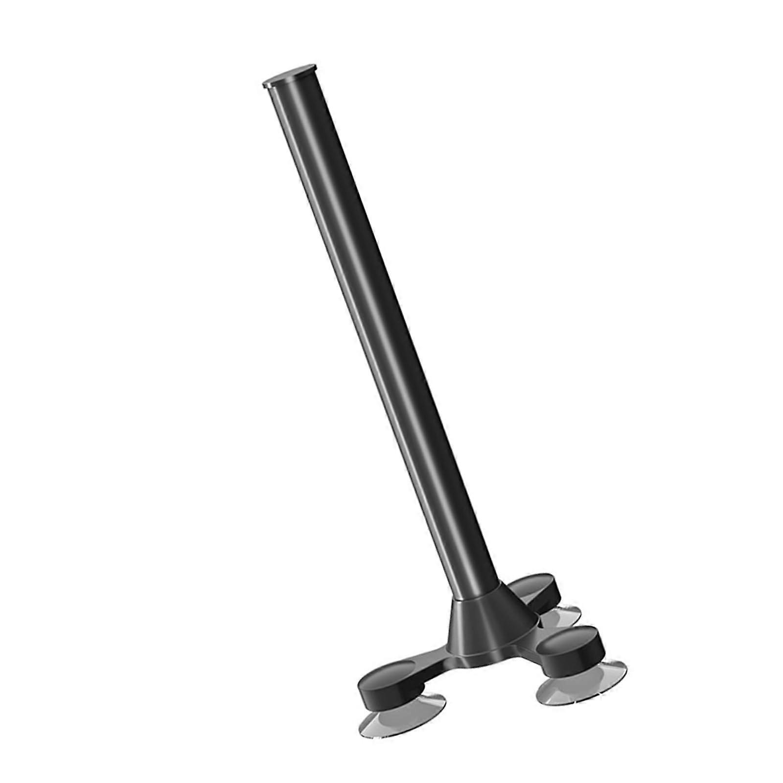 Steel Paper Towel Holder with Suction Cup and Non-Slip Base, Free Standing Design for Kitchen and Bathroom Use