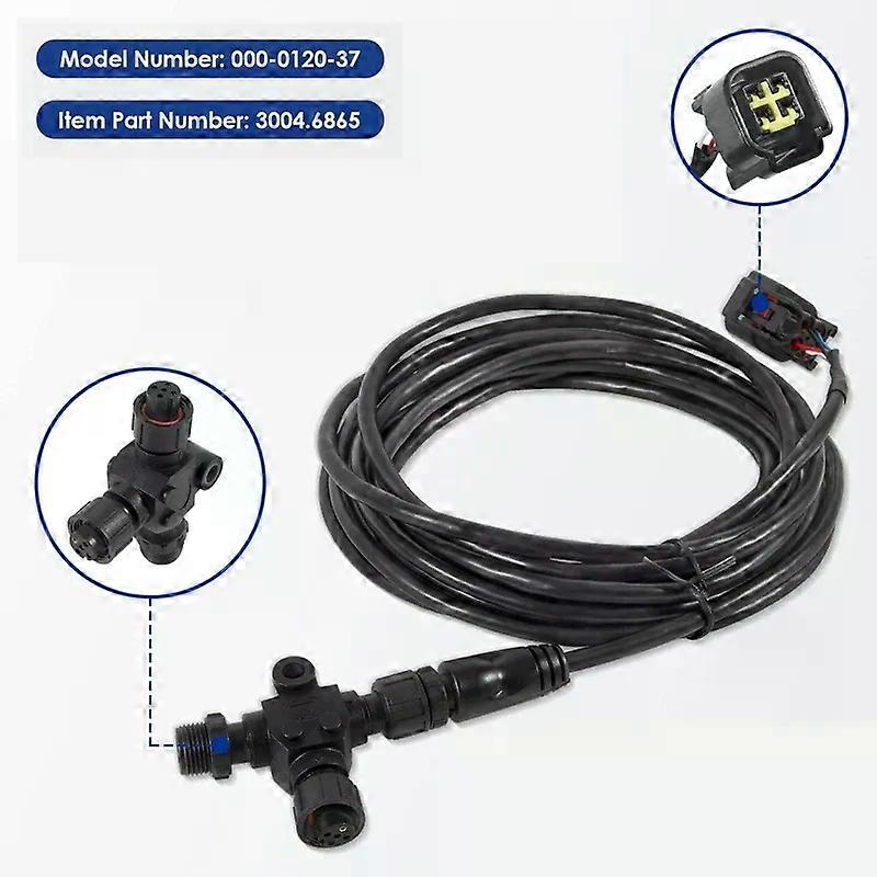 000-0120-37  30046865 for Yamaha Engine Interface Cable NMEA2000 Connection with T Connector for Yamaha 2006   Newer