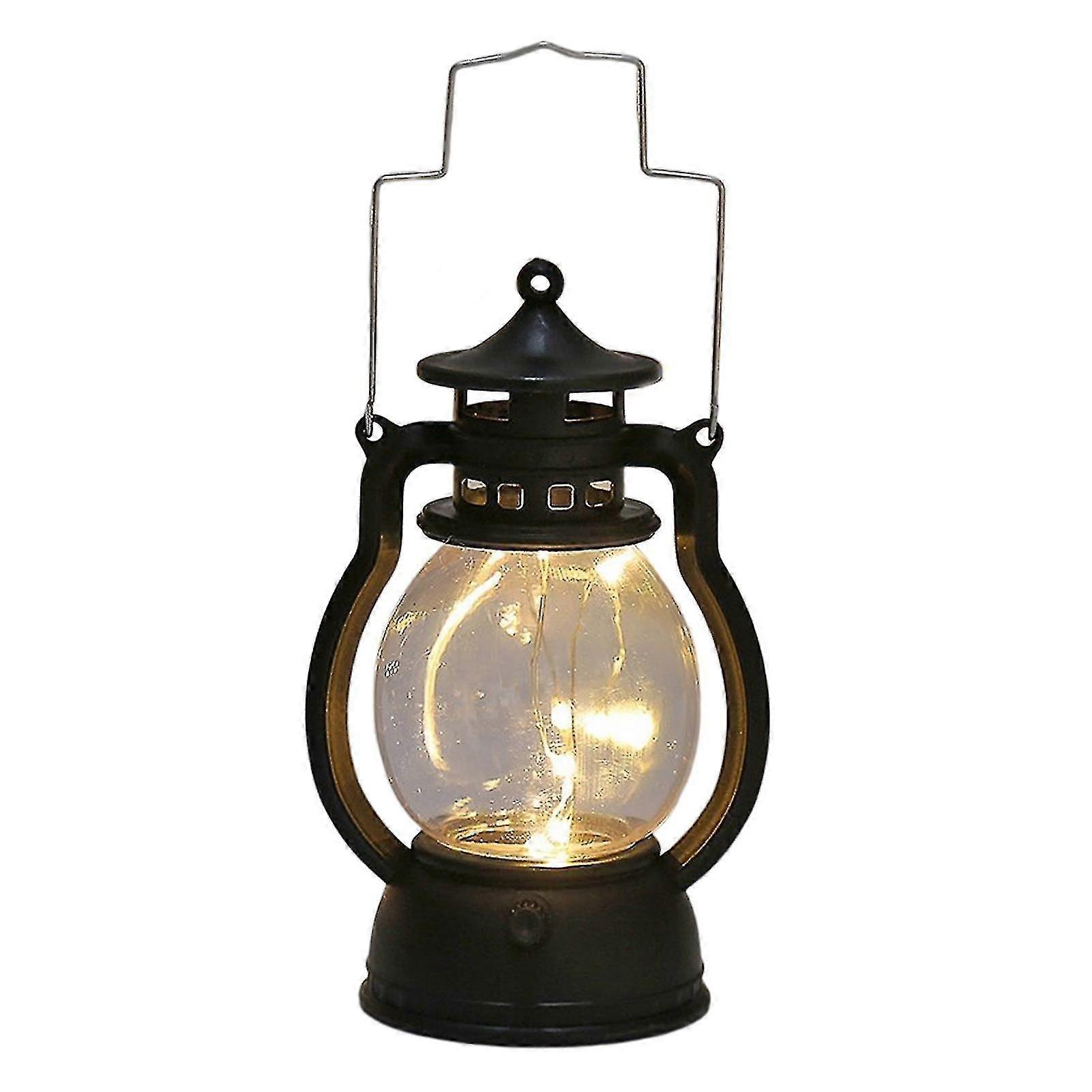 Led Lantern Light Battery Operated Warm Light Power Saving Led Night Light With Rope Handle Xmas