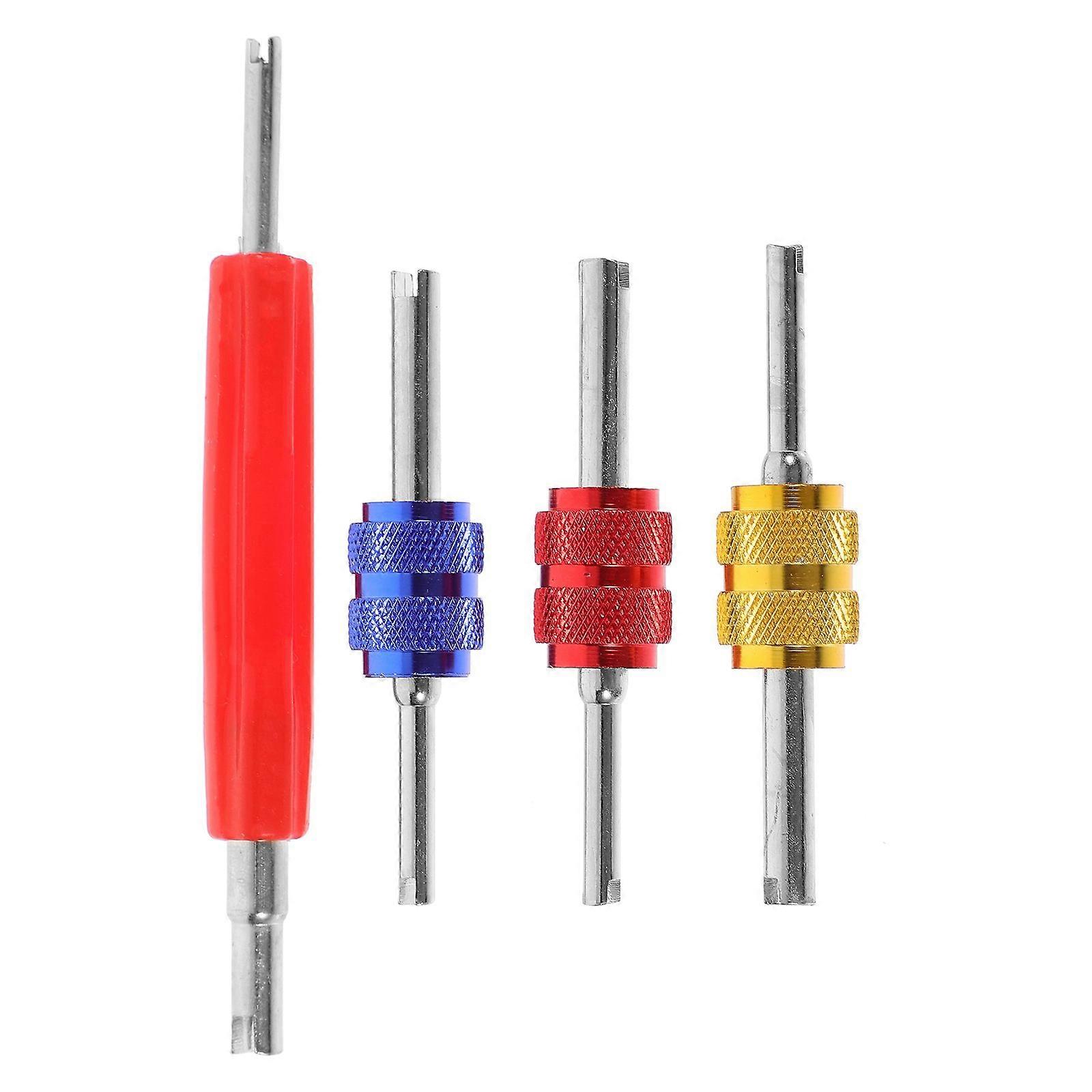 1 Set Auto Air Conditioner Valve Core Remover Tools Valve Removal Tool Car Repair Tools