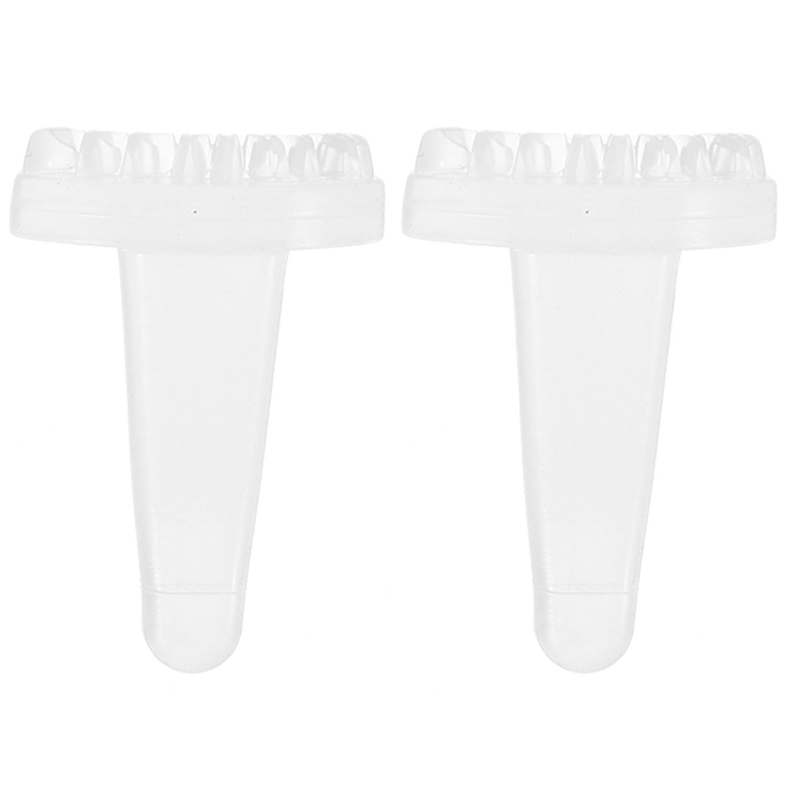 Eyelash Applicator Reusable Silicone Stencils For Eyelash Makeup Transparent 4.40X3.00X1.20CM 2Pcs