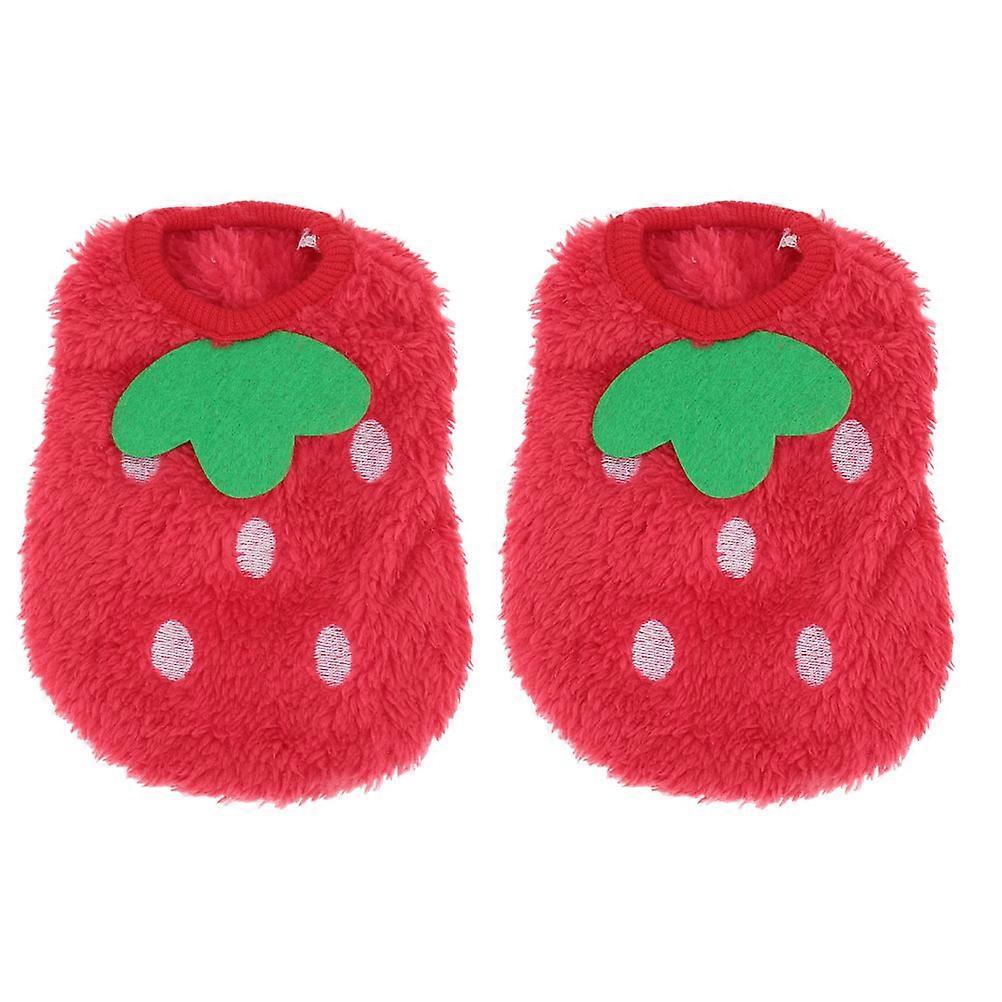 Here's a refined and professional product description based on the title you provided:
**2PCS Fleece Puppy Coat Warm Dog Clothes with