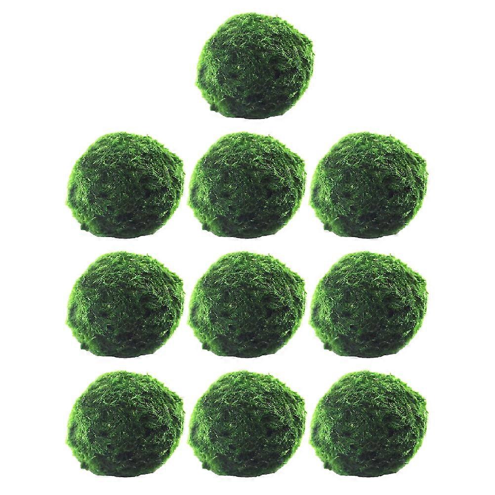 Artificial Aquatic Plants Hydroponic Balls Shrimp Tank Breeding 0.5x0.5x0.5cm Aquarium Owners 10Set