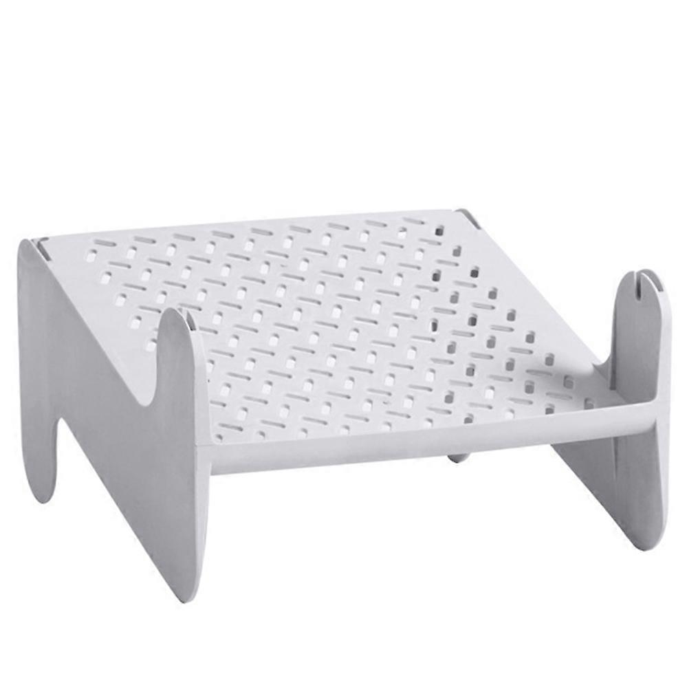 Shoe Holder Plastic Shoe Rack Moisture-Proof Non-Slip Baffle Design 1Pack