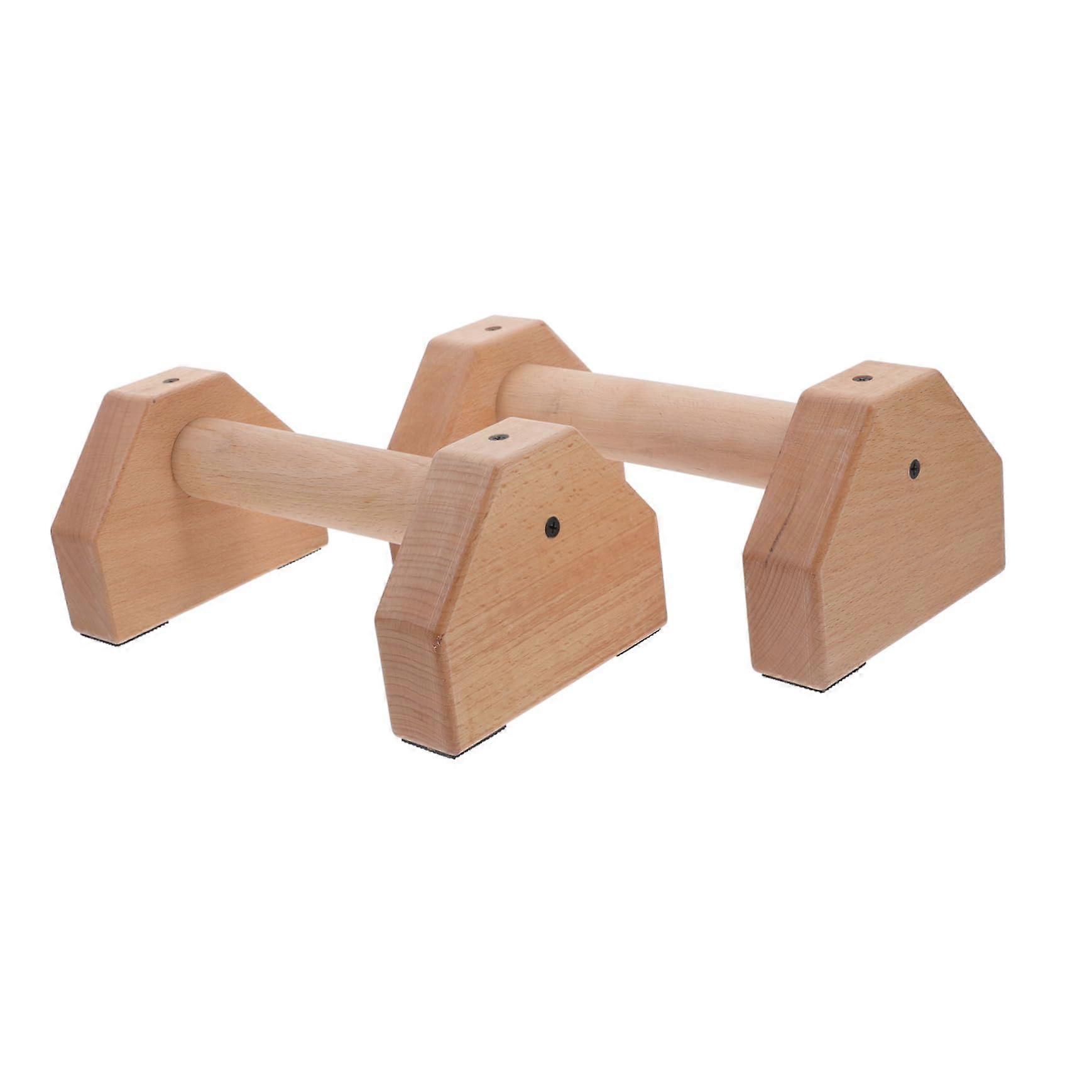 Pack of 2 Wooden Push Up Stands, Fitness Equipment, Push Up Stand, Push Up Bars for Men, Training Equipment, Exercise Plate, Push Up Bars for Men