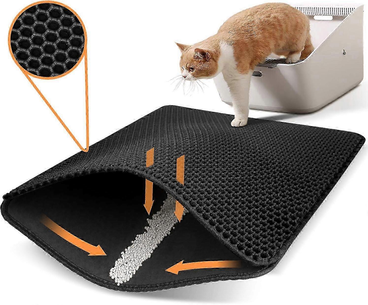 Waterproof and wear-resistant anti-scratch mat cat litter mat 40*50