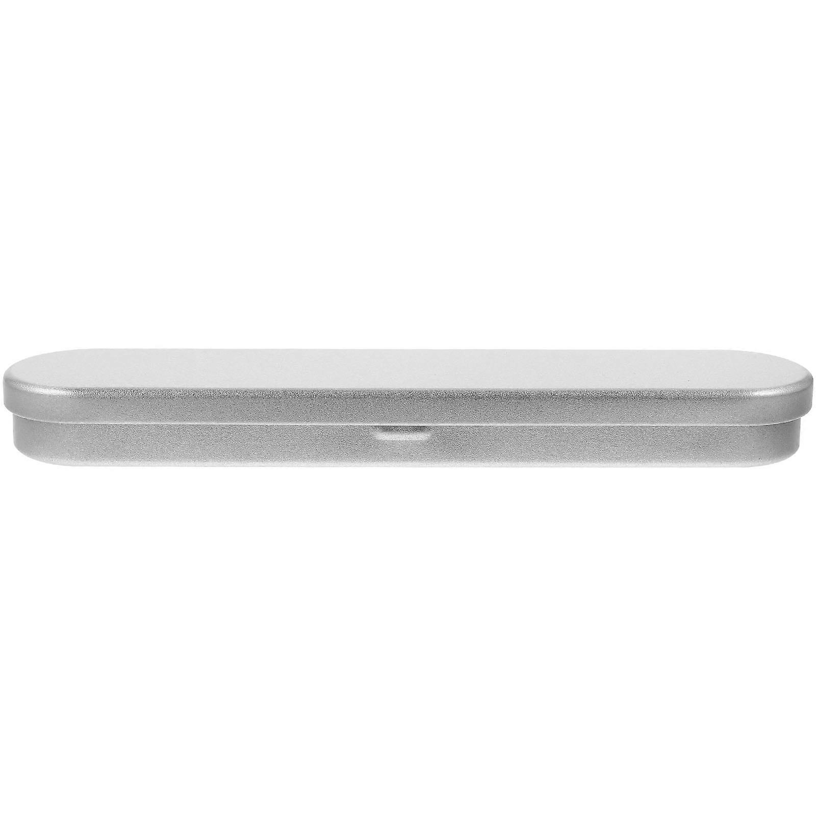 Empty Pen Box Multi-Functional Pencil Case Metal Container For Travel 10Pcs