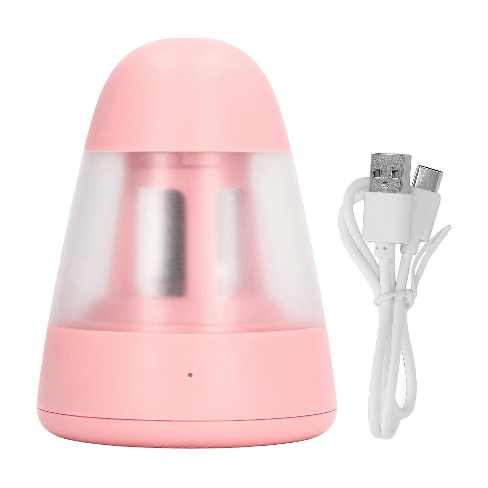 Automatic Pencil Sharpener Small Portable Large Capacity Battery 3 Levels Adjustable Electric Pencil Sharpener Pink