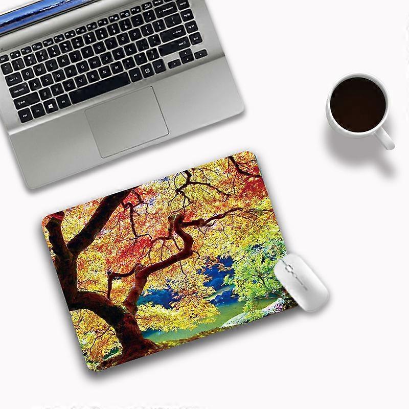 Mouse pad non-slip rubber base mouse pads for computers laptop office desk accessories mouse pad (2pcs).