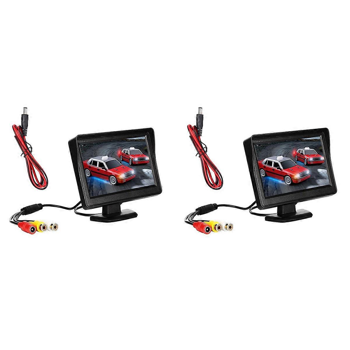 DC 9V-24V 4.3 Inch Car Rearview Monitor Kit TFT LCD