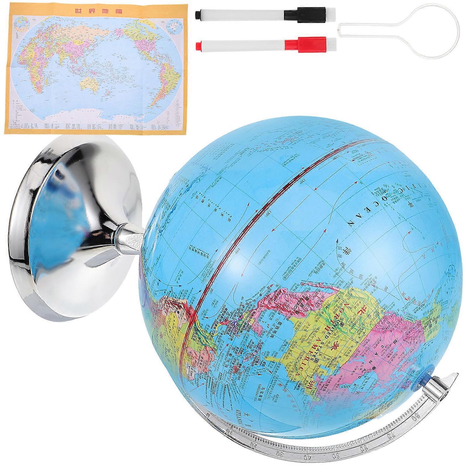 Globe Til Børn Interaktiv Globe Pædagogisk Hjælp 20cm Blå 1 Sæt