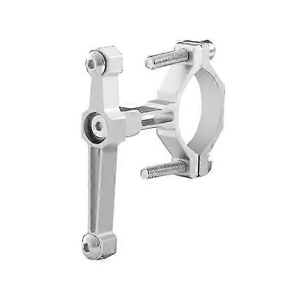 1 Set Bicycle Water Bottle Holder Adapter for Motorcycle MTB Silver