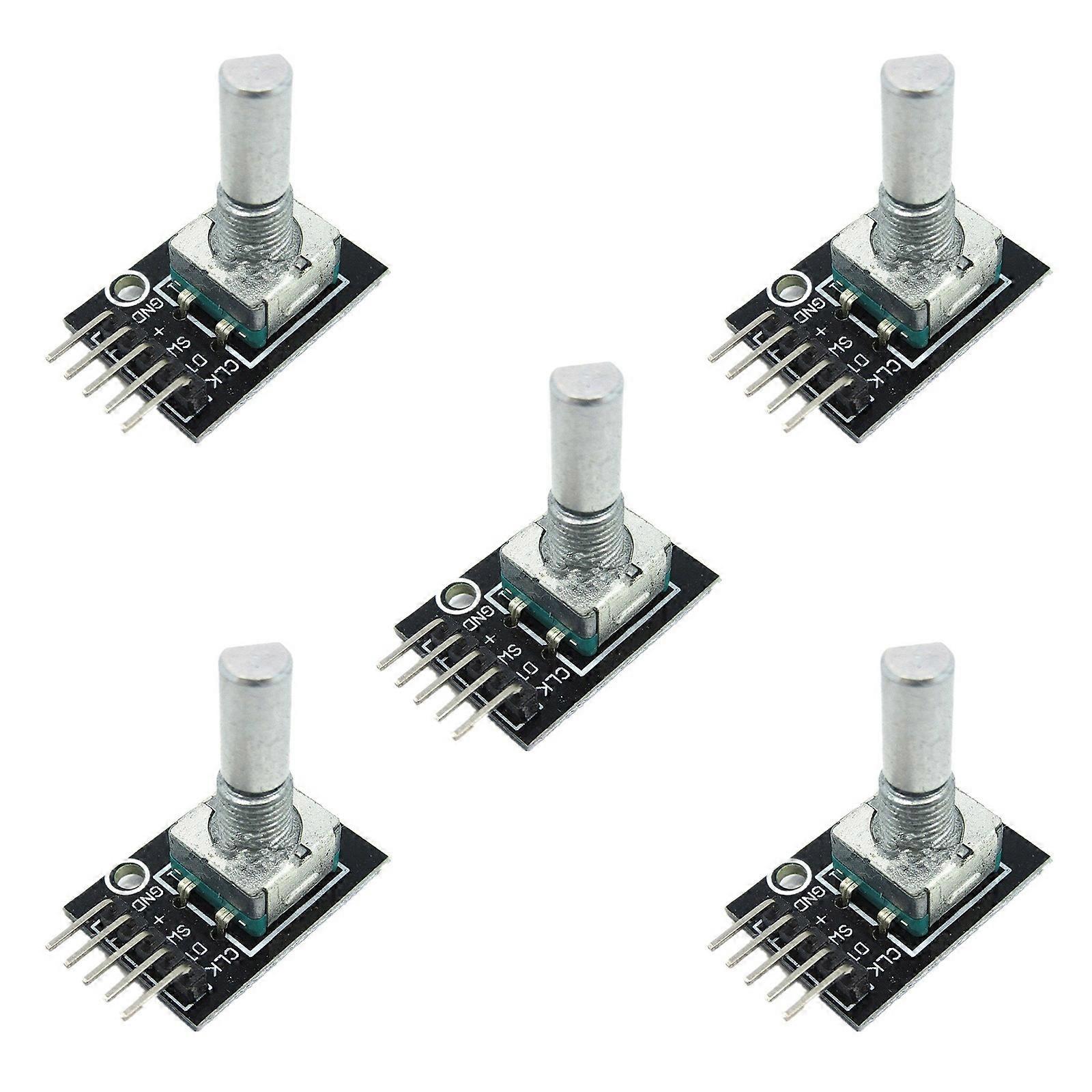 High Accuracy Rotary Encoding Sensoring Module Push Button For Robotics Development Boards Projects 5/10Pcs Multicolor