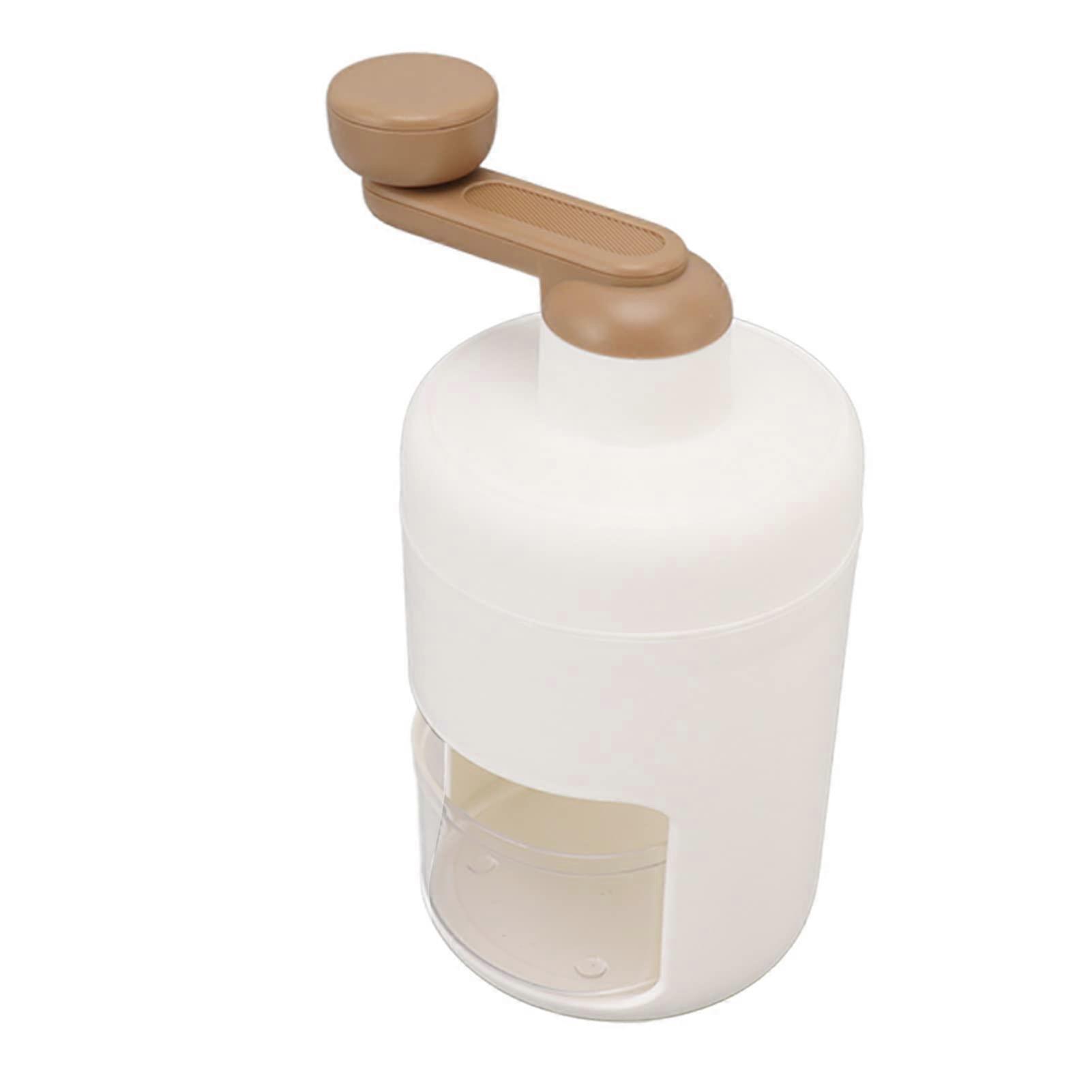 Ice Shaver Portable Hand Crank Snow Cone Maker, Manual Ice Crusher, Small Worktop Ice Mill For Home Use