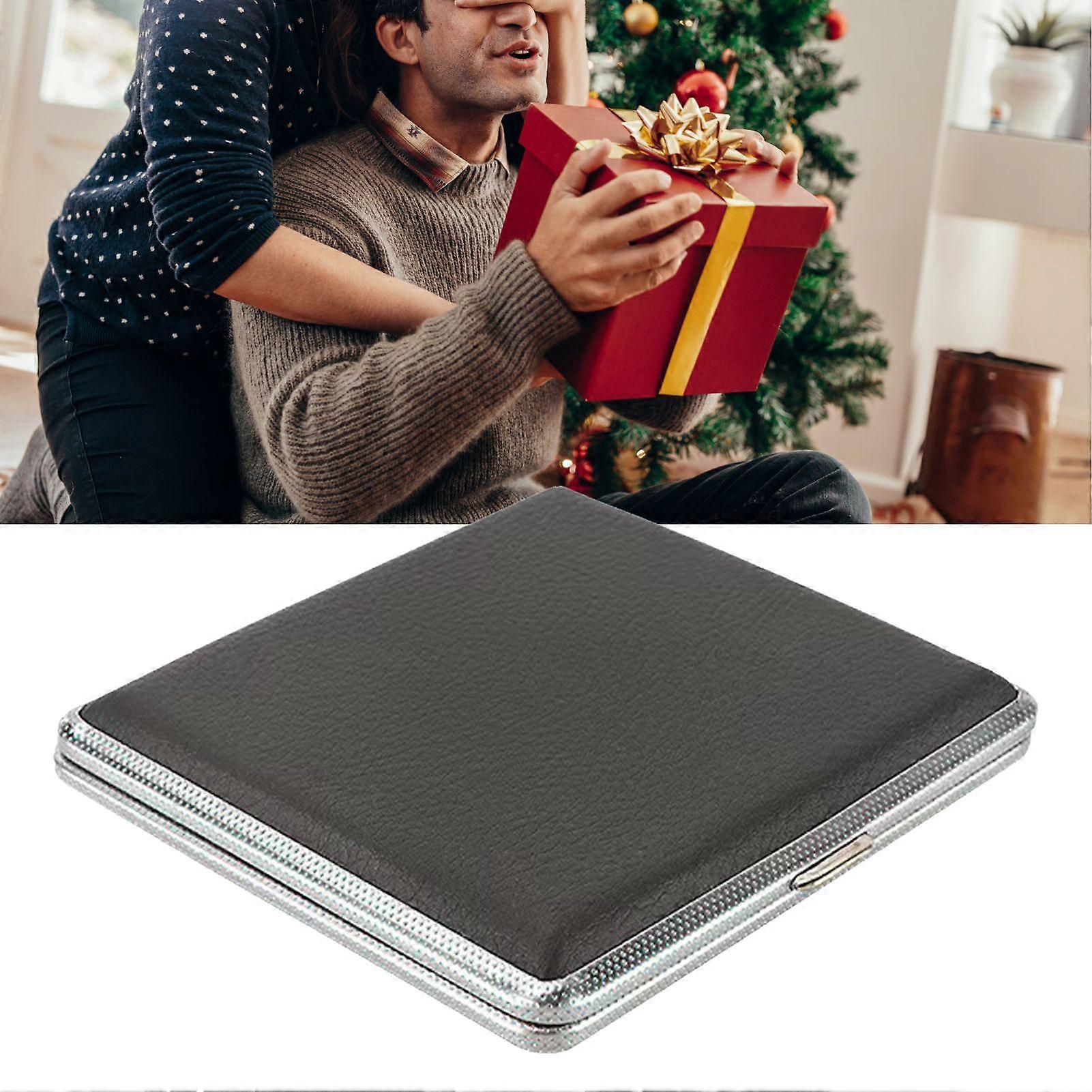 2025 Latest Model  Cigarette Case Holder 20 Capacity Pressure Resistant PU