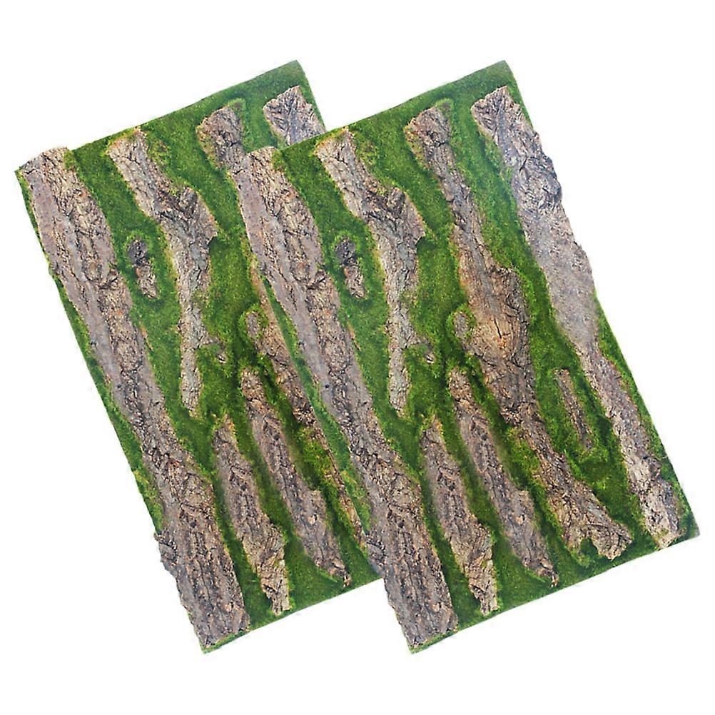 Simulation Decoration Reptile Habitat Background Cloth Material Natural Aesthetic Rectangular Shape 1Pcs