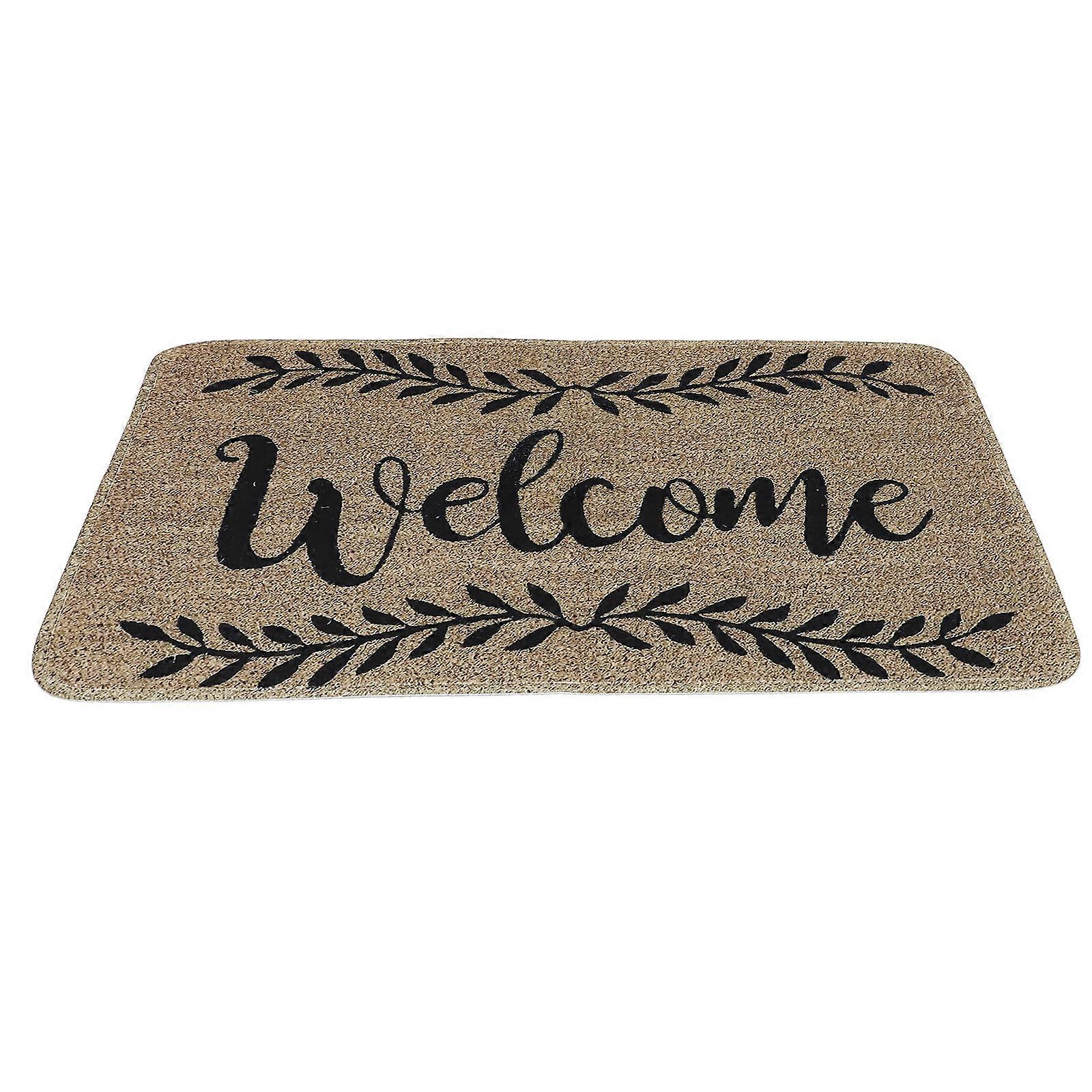 Wear and Break Resistance Doormat Welcome Mats for Front Porch Patios Entryway Door Mat Elegant Minimalist Style 50x80cm 1Pack
