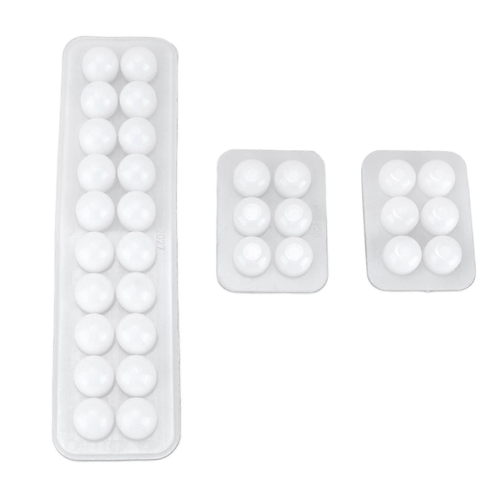 2025 Latest Model 3pcs Silicone Molds DIY Making Spherical Soft Elastic Resin