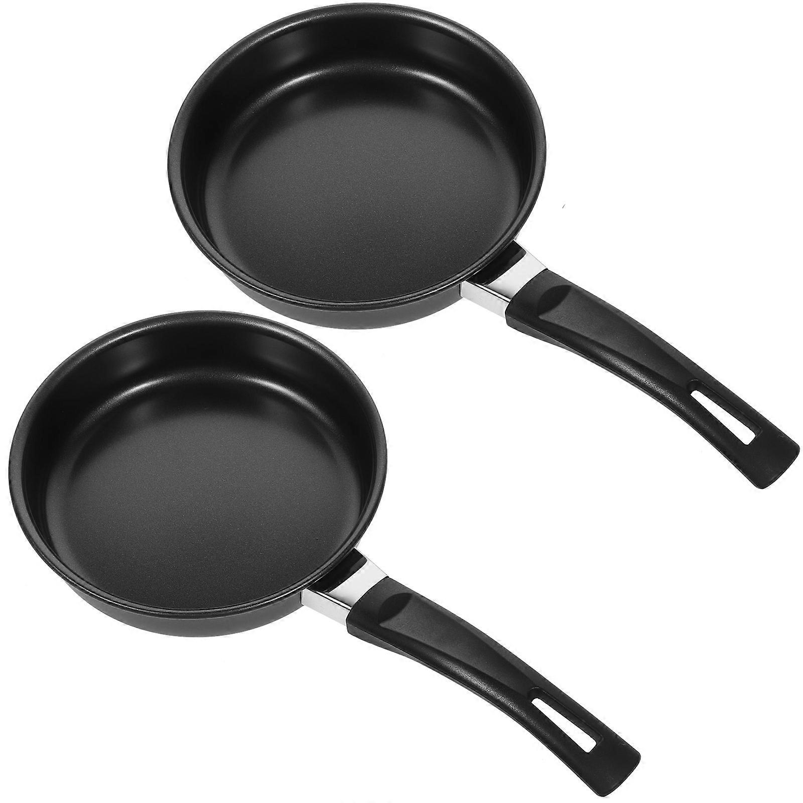 Here's a refined and professional product description based on your input:
**2PCS Mini Non Stick Frying Pan Set – Pans for Eggs, Pancakes, Steaks
