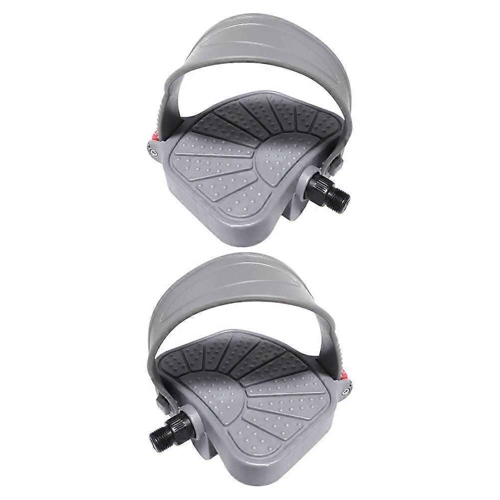Pedal For Exercise Bike Indoor Bicycles Prevent Foot Slippage Plastic Material 1 Set