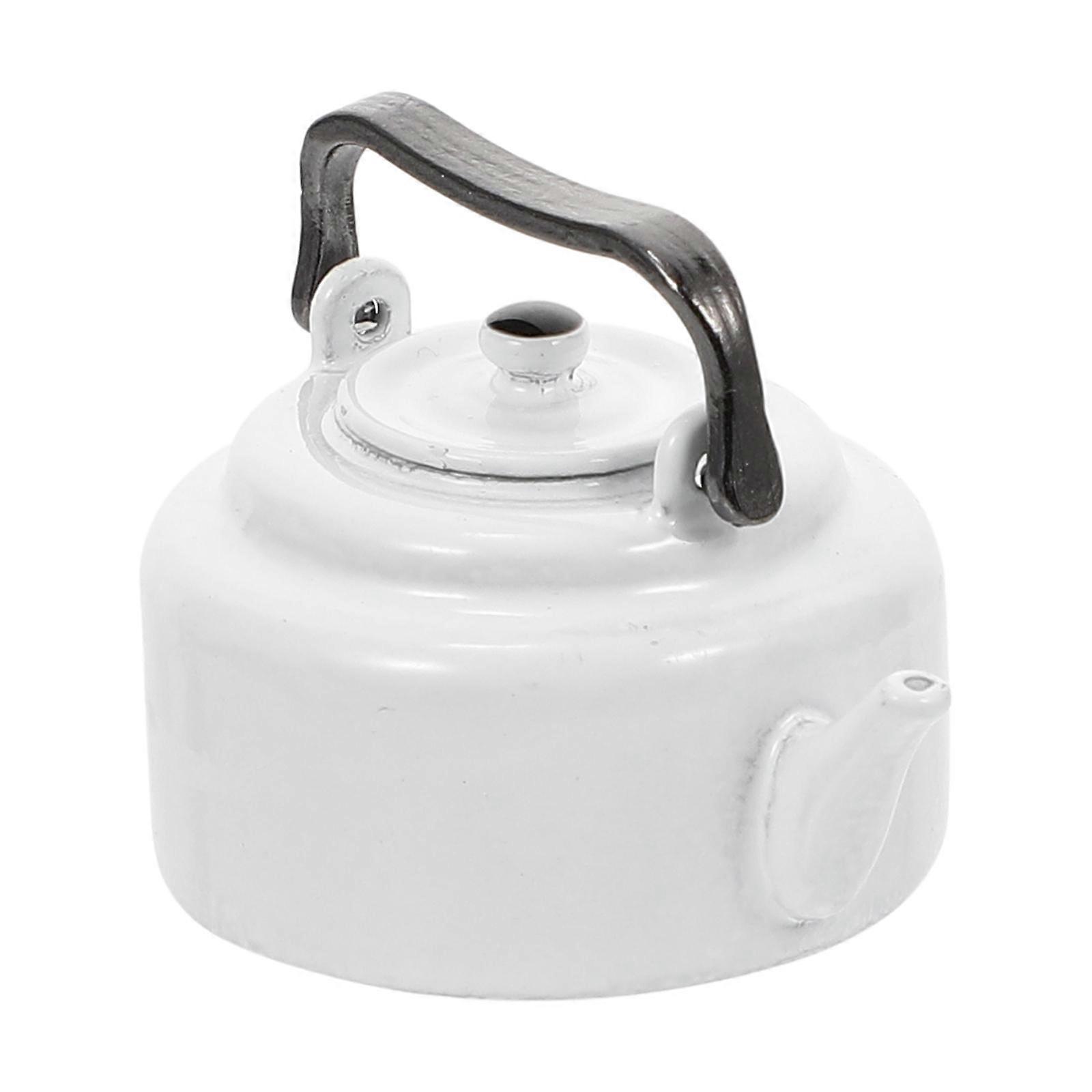 Mini Kettle Dollhouse Decor Miniature Kitchen Pot Special Designed for Mini House 1Set