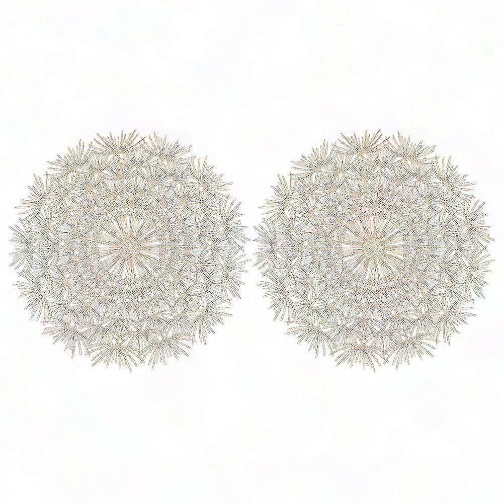 Set of 2 Dandelion Flower Place Mats For Home