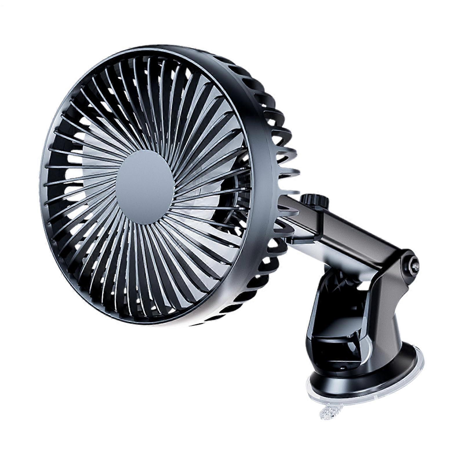 Car Air Intake Fan | Adjustable, Quiet, Telescopic Parent Fan with Strong Suction for Air Circulation in Cars and RVs