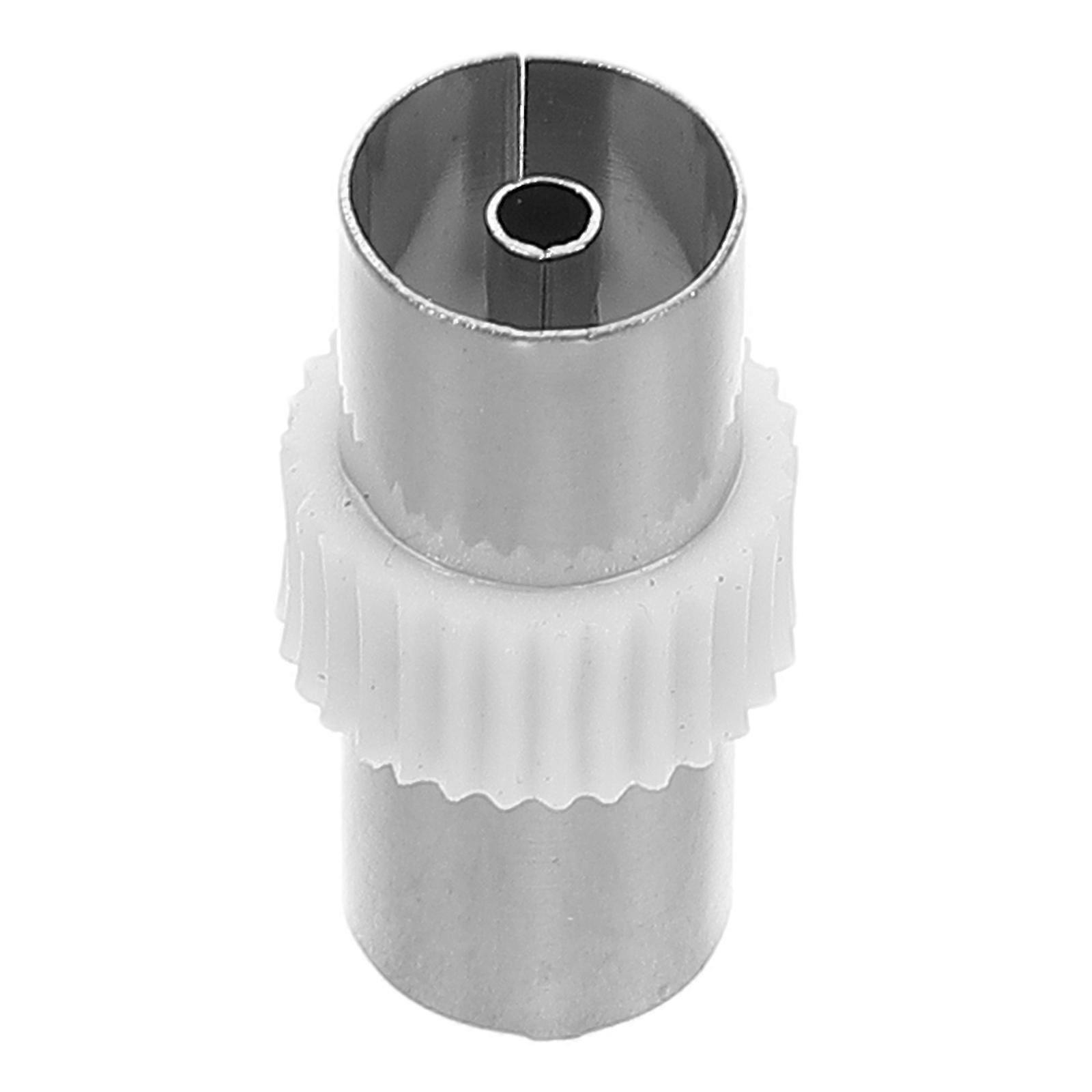 TV Adapter for Satellite Antenna Connection – Female to Female Connector – Durable Design for Easy Installation and Compatibility with Various TV