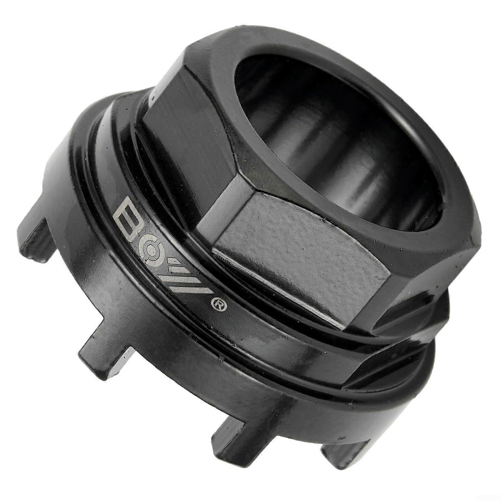 Bicycle Maintenance Tool Bottom Bracket Sleeve 8 Notches Carbon Steel Design for Easy Installation and Durability