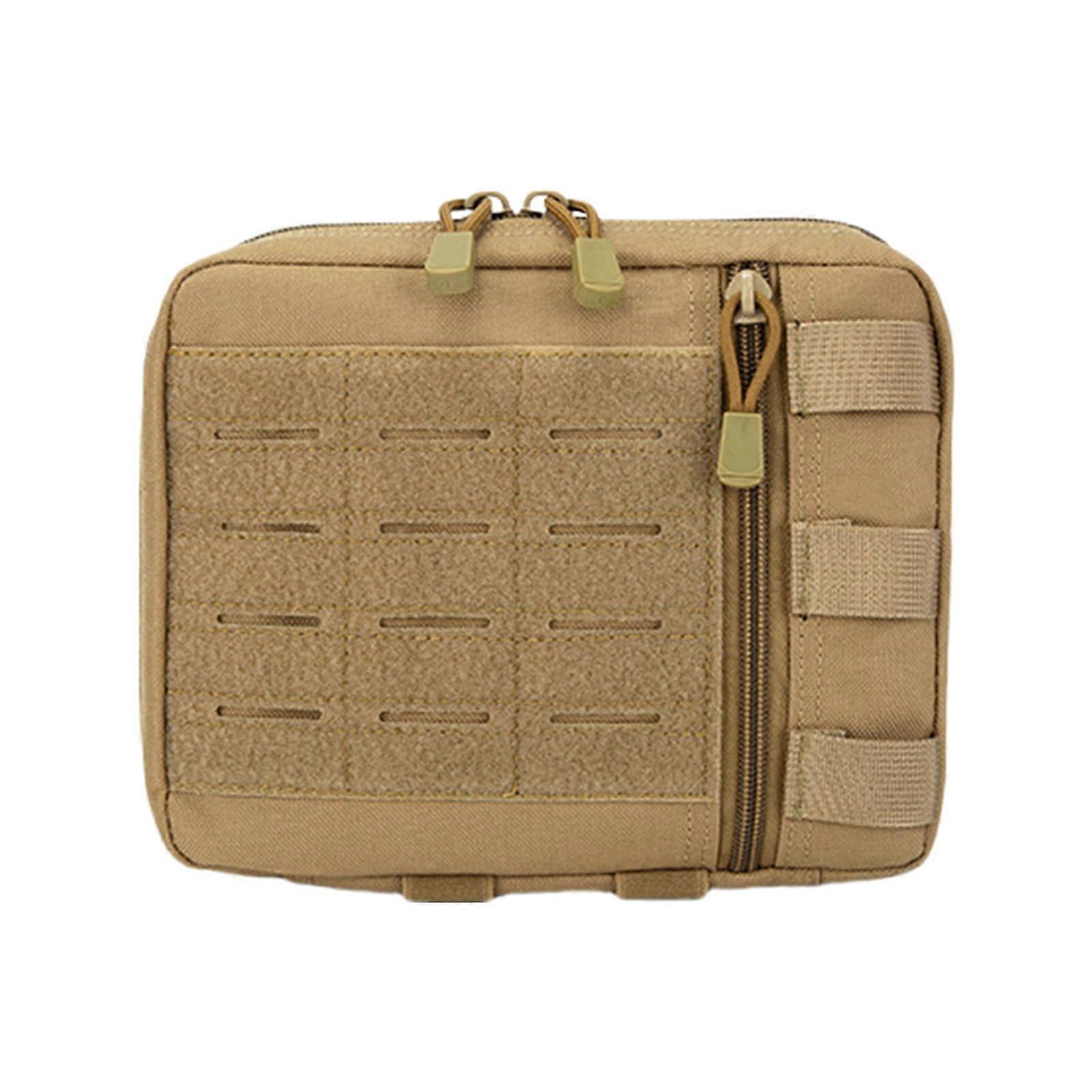 Multifunctional Molles Pouches Hunting Bag Tool Pouches Tactical Utility Bag Mud Color