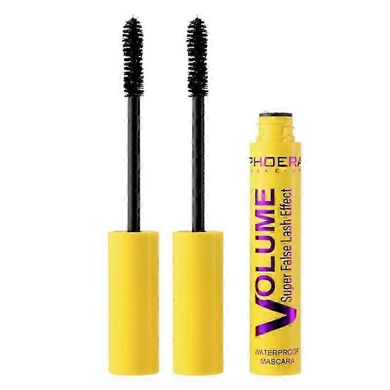 2pcs Bubble Mascara,Bubble Washable Mascara,Can be Applied in Layers to Increase Curl