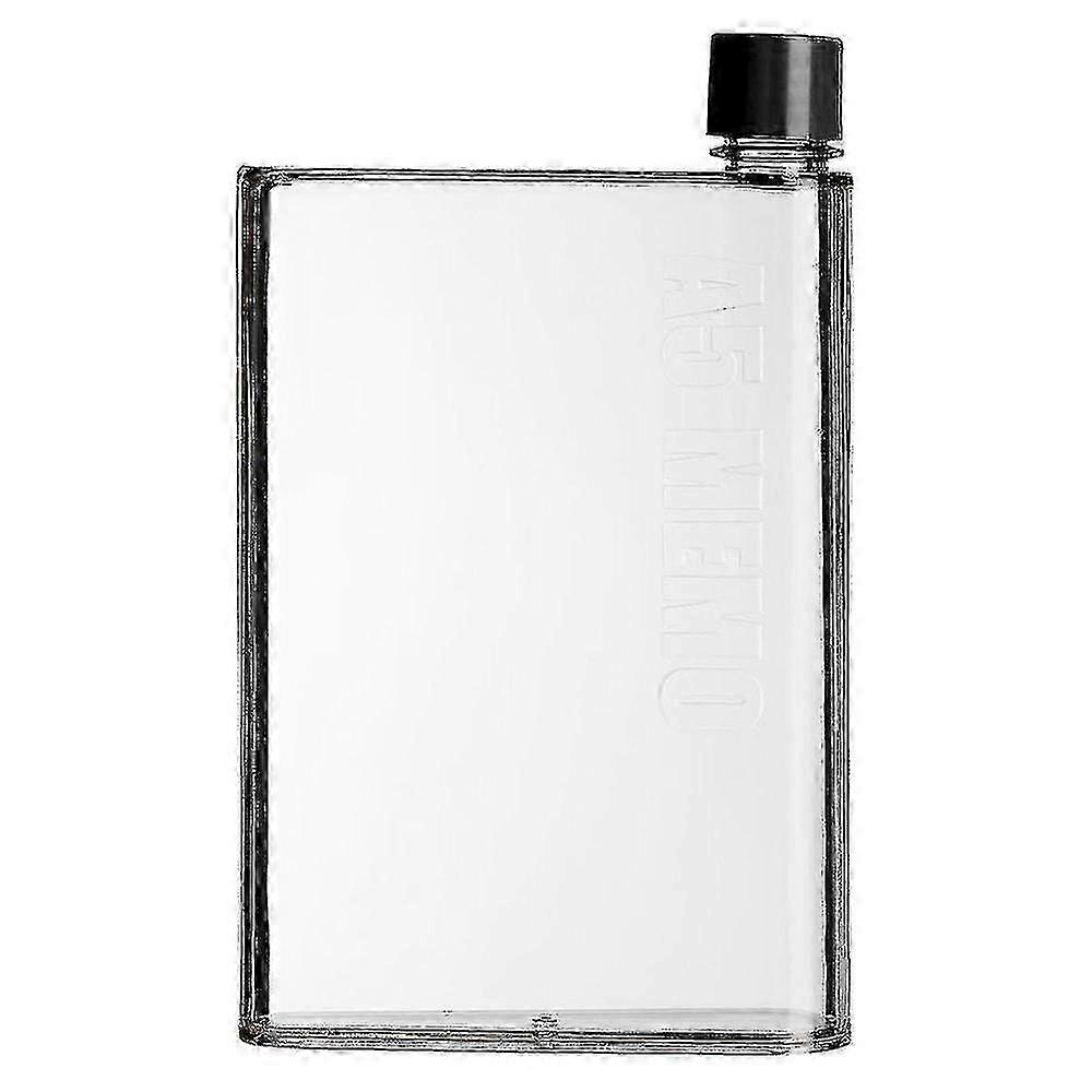 flat water bottle, a5 memo - transparent