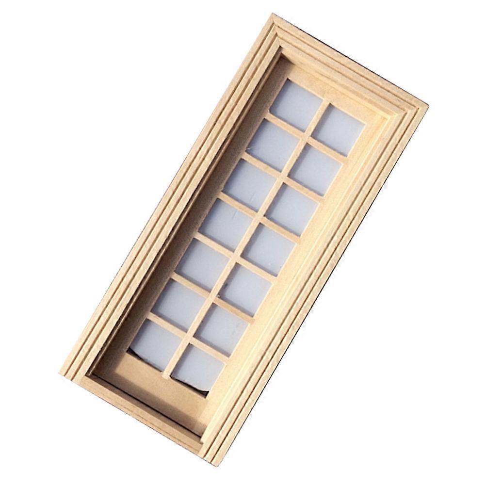 دعامة الباب الصغير نموذج باب شبكي مصغر واقعي لبيوت الدمى ملحق منزل صغير لتزيين المشهد سهل التنظيف