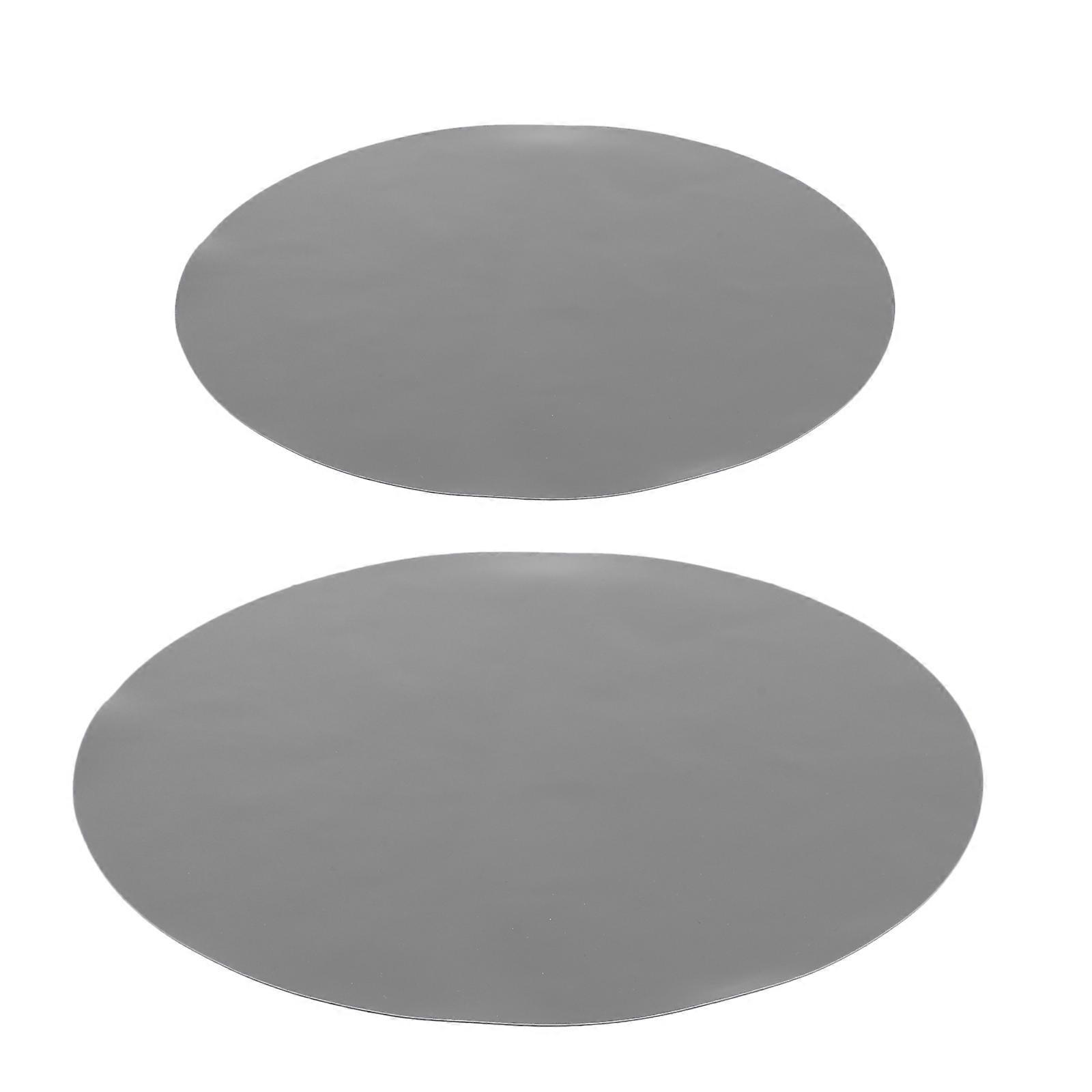 Silicone Heat-resistant Mat for Home Use Grey Insulation Pads Protect Tables and 2pcs
