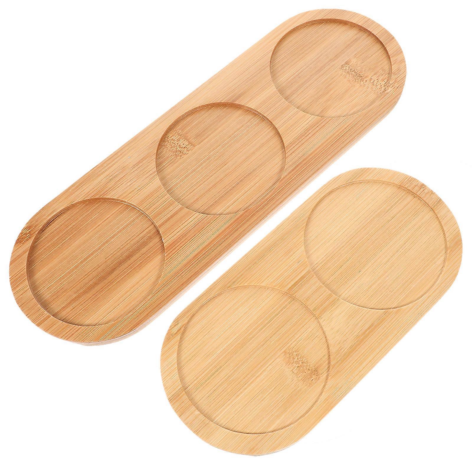 2 Pcs Coasters Practical Cushion Seasonings Can Tray Mat