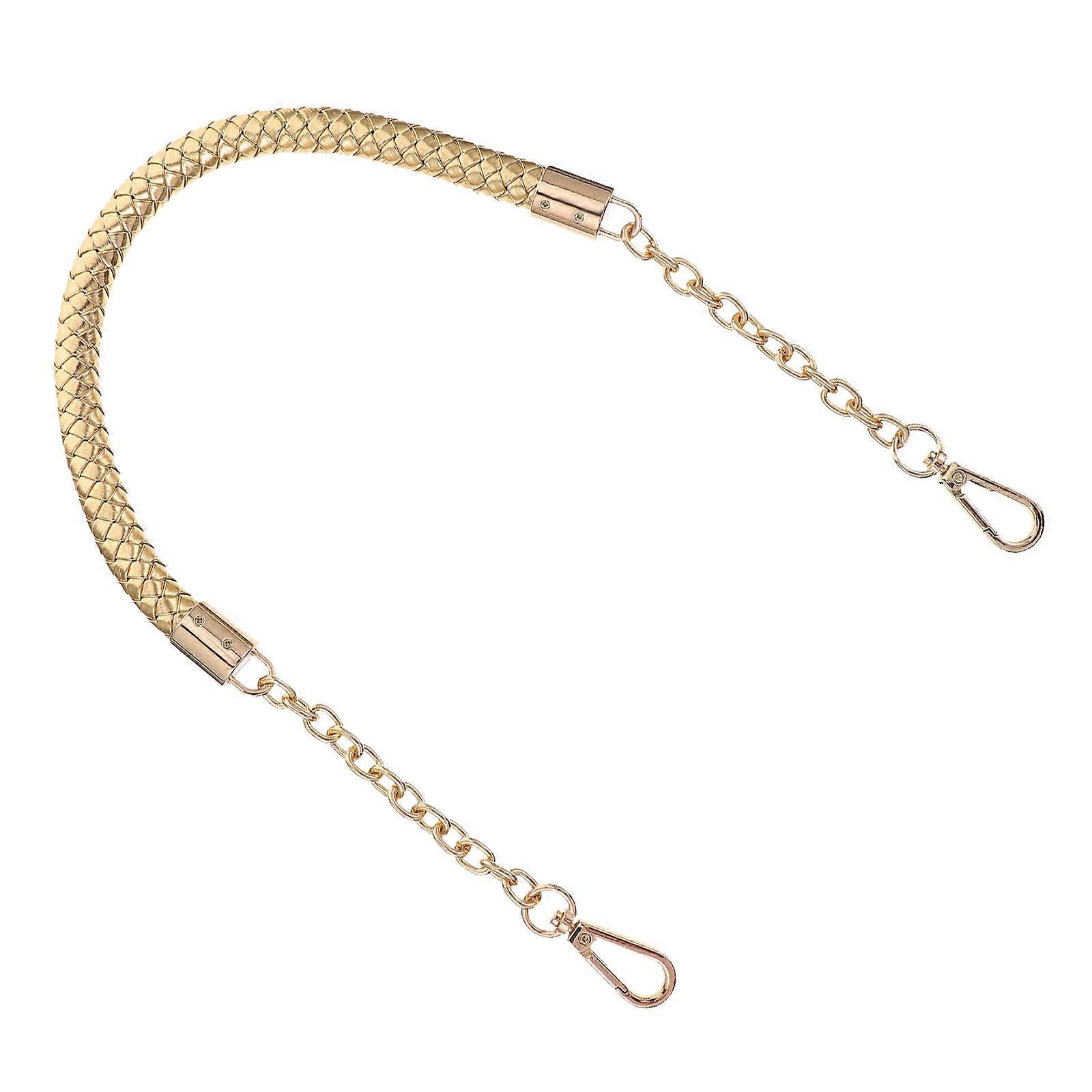 Diy Handbag Strap Replacement Chain For Bag Strap Golden 60.00X1.50X1.50Cm Detachable 1Set