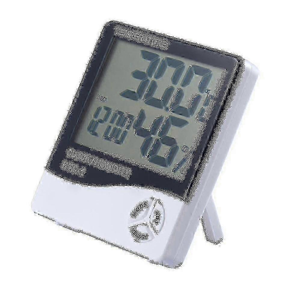 Room Lcd Electronic Temperature Humidity Meter Digital Thermometer Hygrometer Weather Station Alarm Cloc,, Tangrui