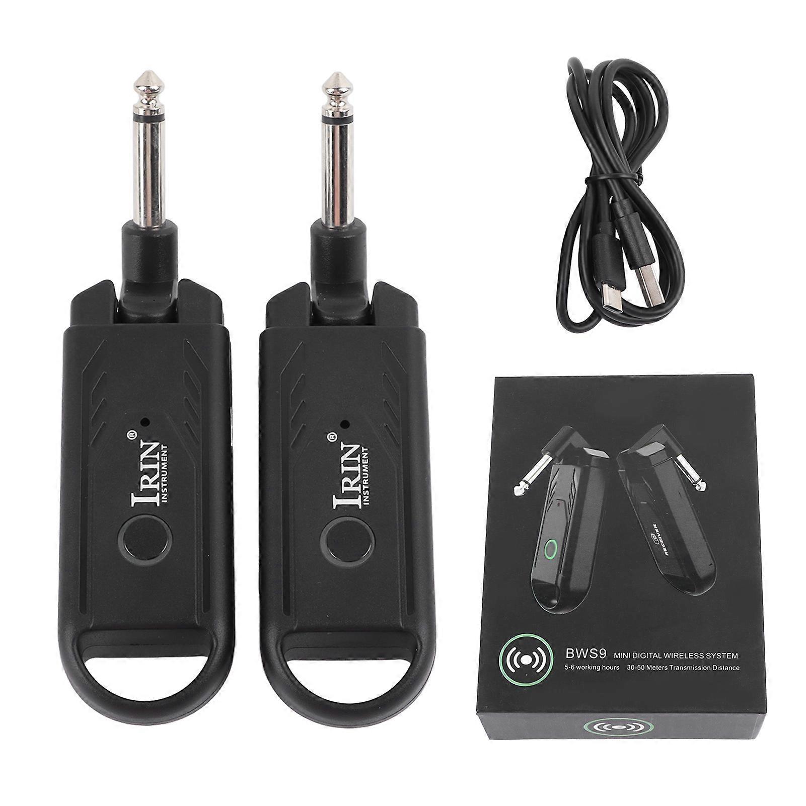Wireless Guitar Transmitter Receiver Rechargeable Electronic Guitar Wireless System