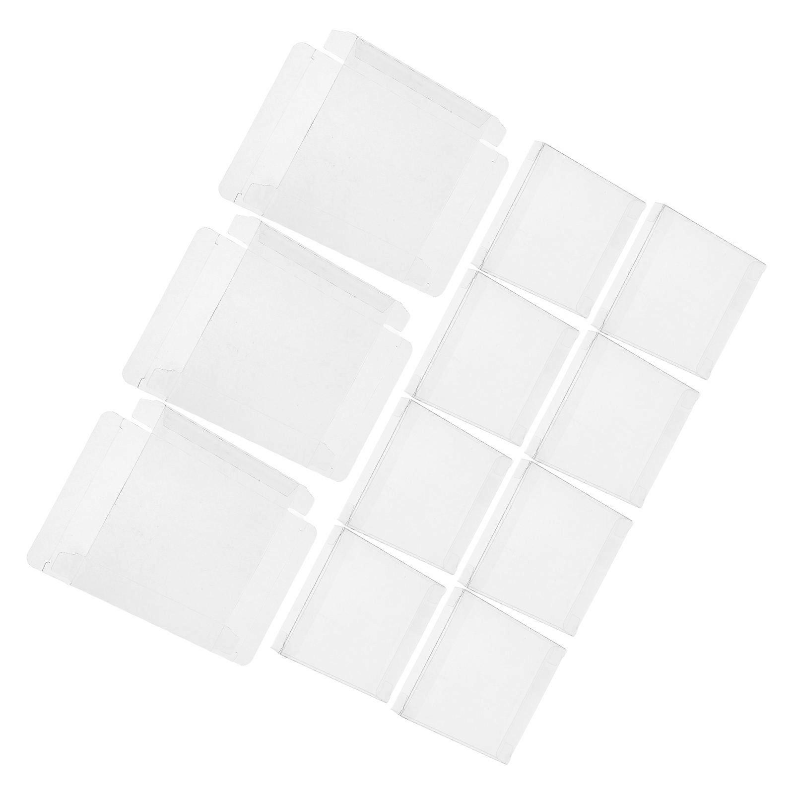 Transparent Favor Boxes for Wedding Party Gifts with Simple Assembly PET Material 12pcs