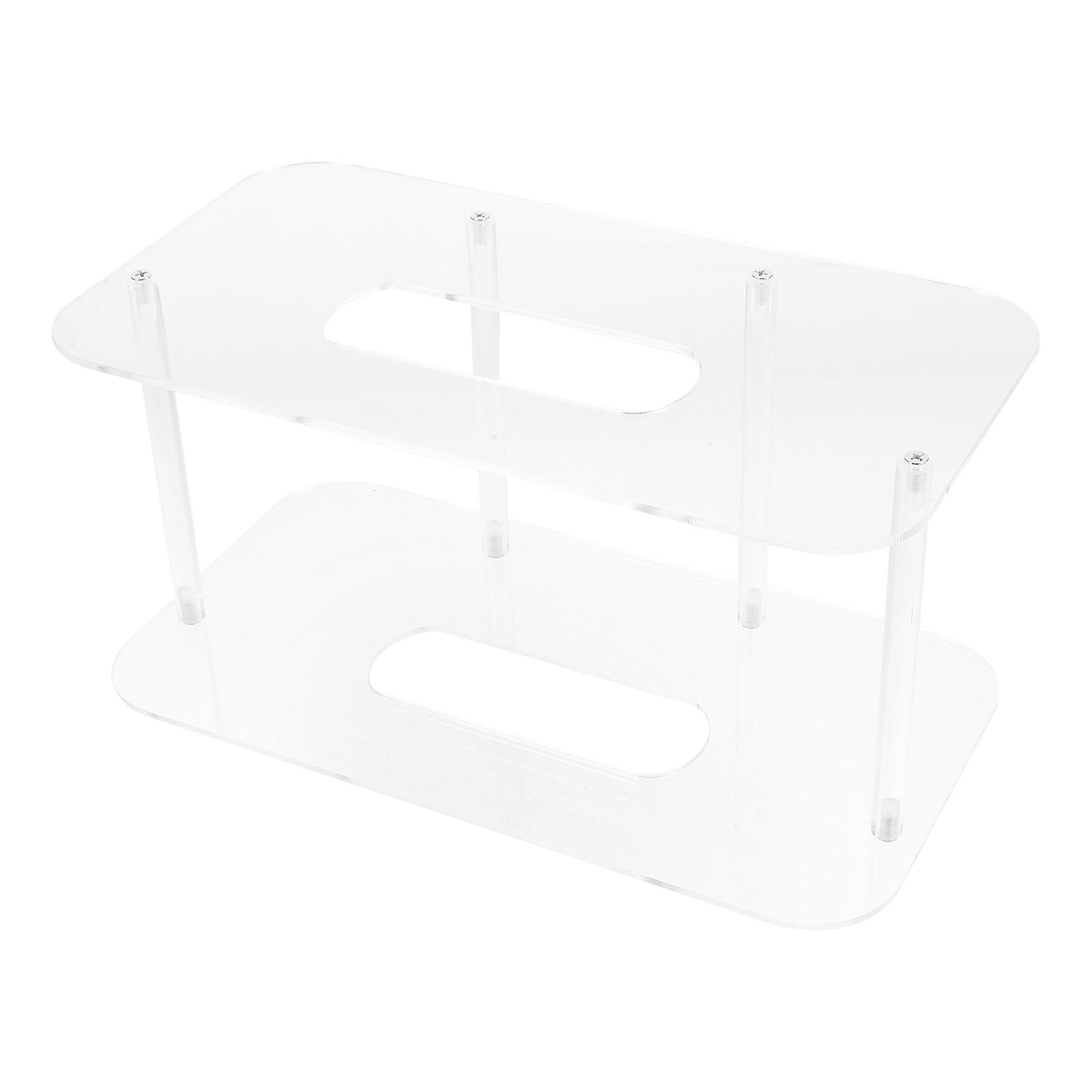 Kitchen Dish Drying Rack Acrylic Material Vertical Plate Organizer For Counter Cabinet Space Saving Home Restaurant Rv Use 1Set