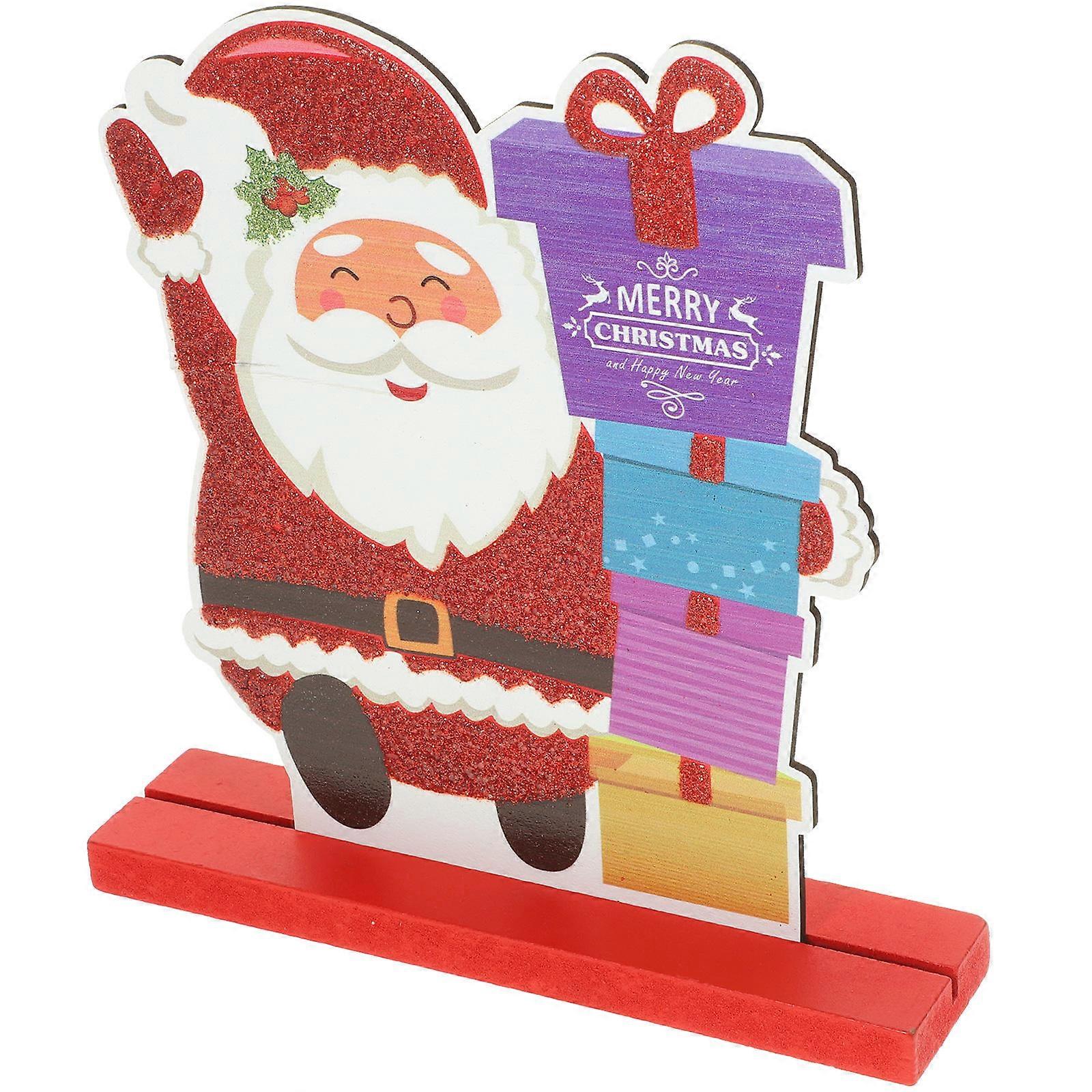 Festive Table Decorations Xmas Tabletop Centerpiece .3X7.1X1.6in Synthetic Material For Dining Room 1Pack