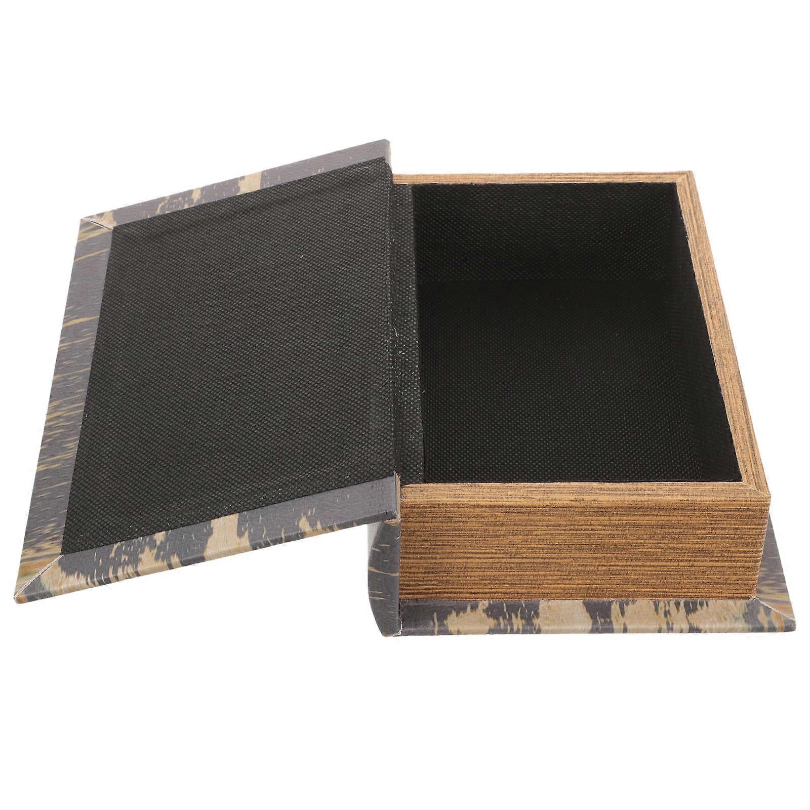 Book Shaped Storage Box Designed For Side Table Decoration Ideal For Adults Available In Vintage Style 1Pcs