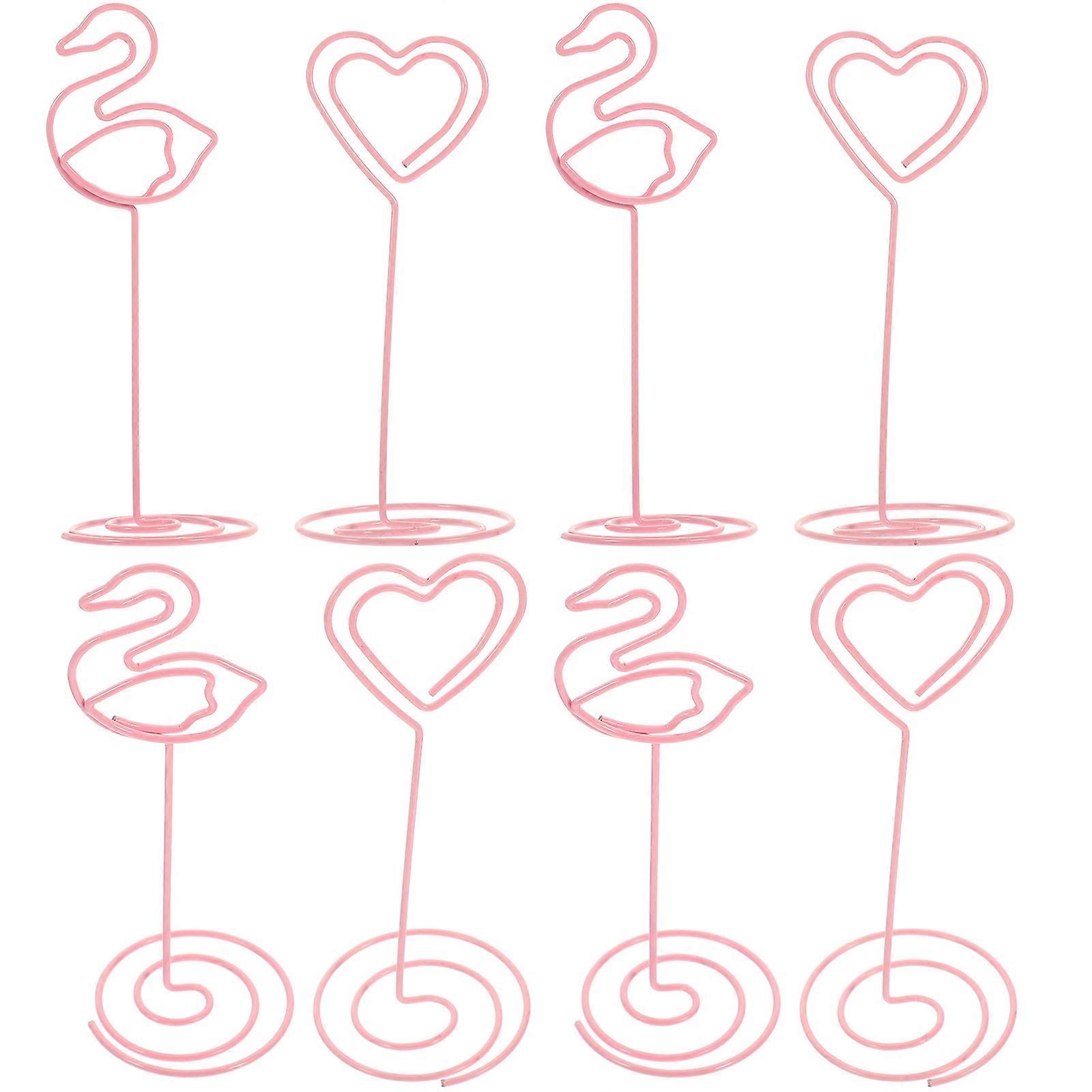 8pcs Tabletop Memo Clips & Photo Holders for Place Cards, Table Stands for Weddings, Birthdays, Showers & Engagement Parties