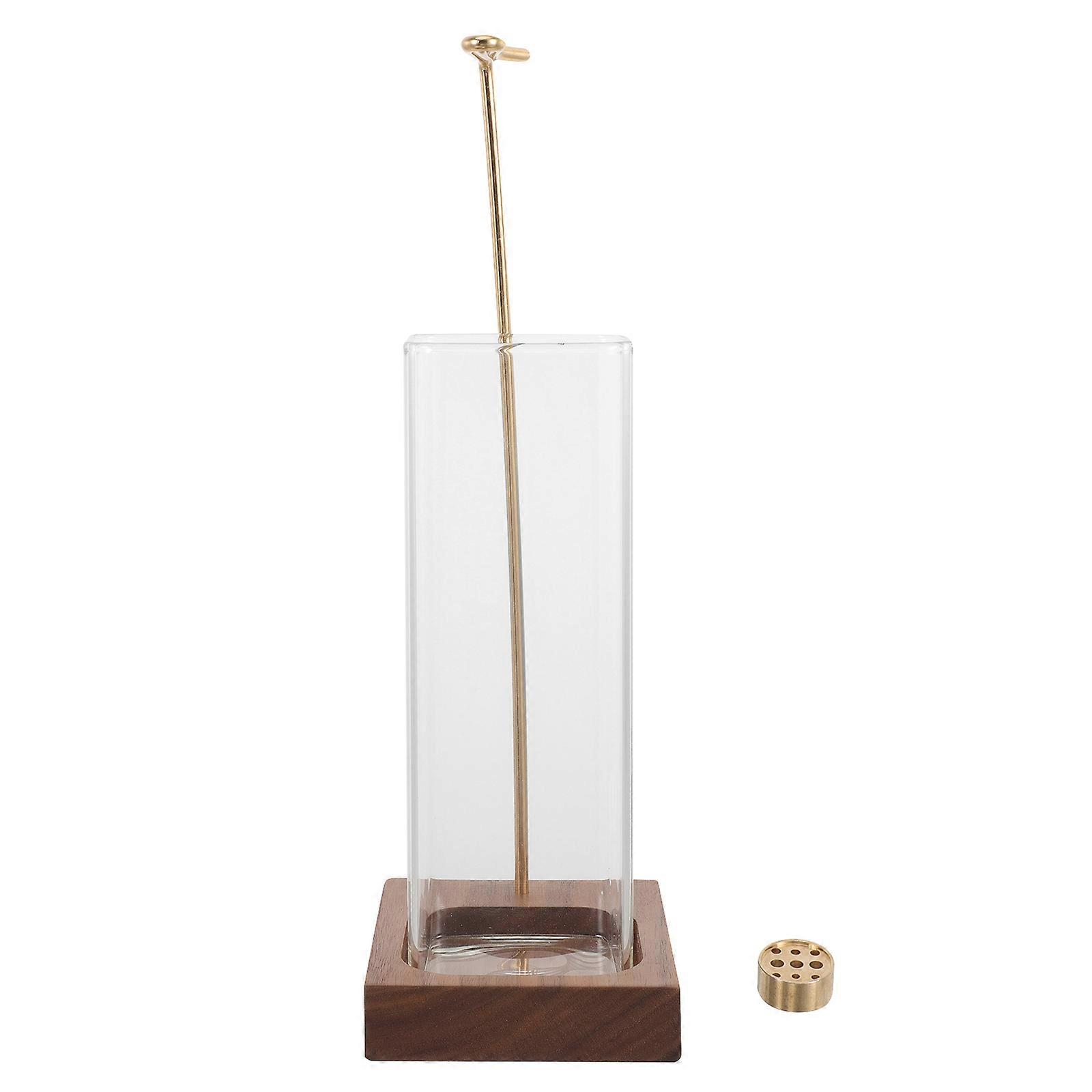 Fragrance Stick Holder Upside-Down Incense Holder Square Japanese Design Use 1Set