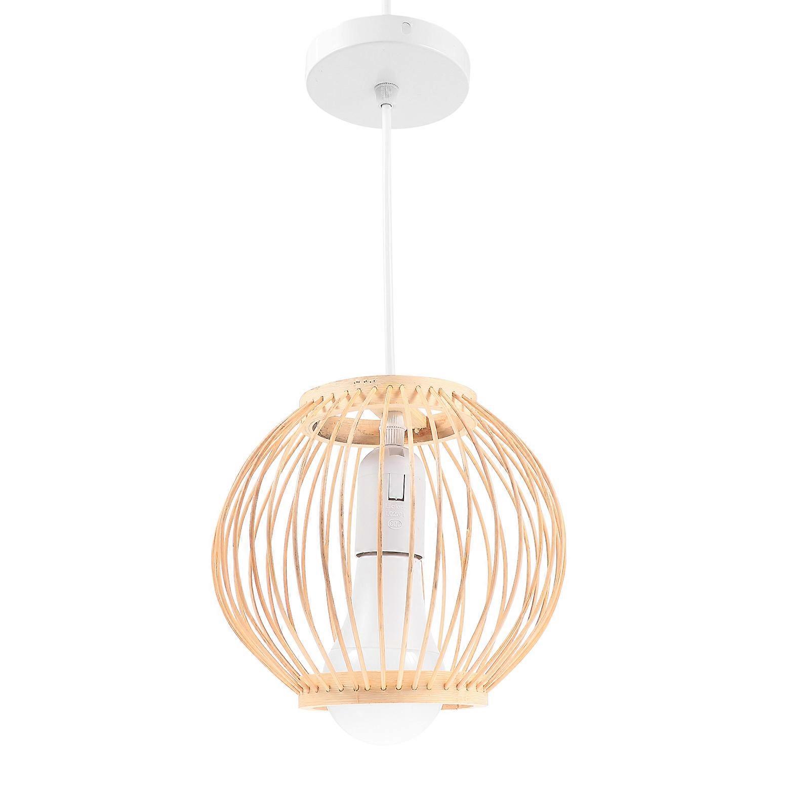 الثريا الكلاسيكية المصنوعة يدويا مصباح قلادة بني لديكور غرفة النوم المواد الاصطناعية